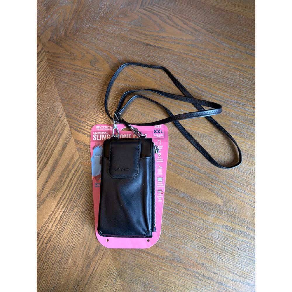 Bytech Universal Sling Phone Case XXL Black RFID Crossbody BY-PP-XX-207-BK